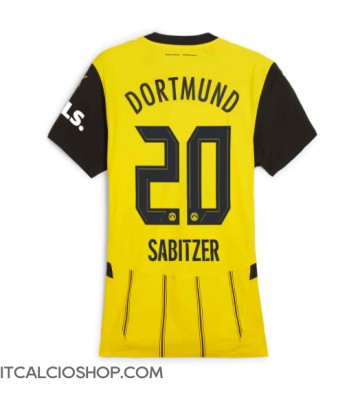 Borussia Dortmund Marcel Sabitzer #20 Prima Maglia Femmina 2024-25 Manica Corta
